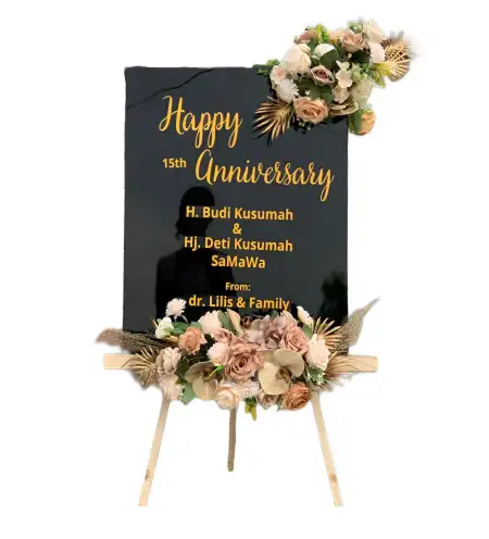 Papan Bunga Akrilik Firiwage